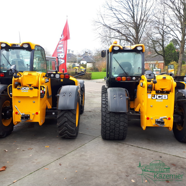 JCB 536-60AGRI op nieuwe banden gezet